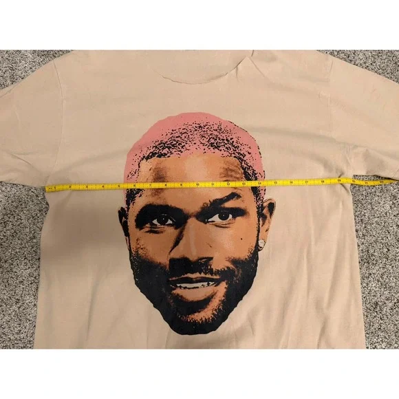 Frank Ocean T-Shirt Fathead Cut Neck Pink Hair Blonde Album - Picture 5 of 6